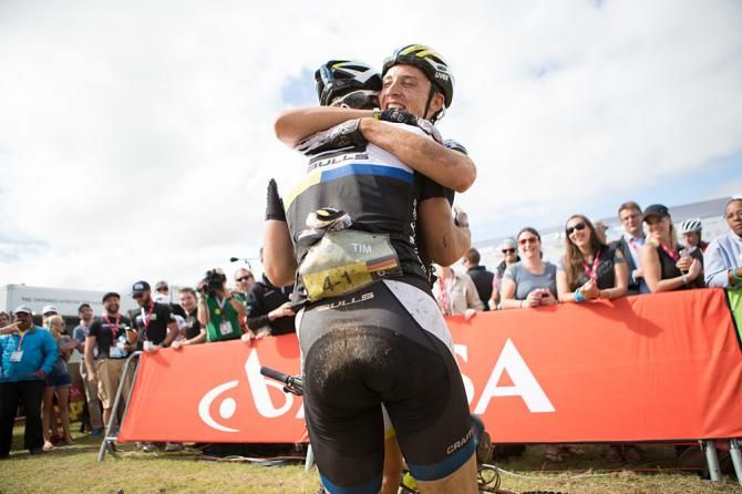 Tim Boehme and Simon Stiebjhan (Team Bulls)