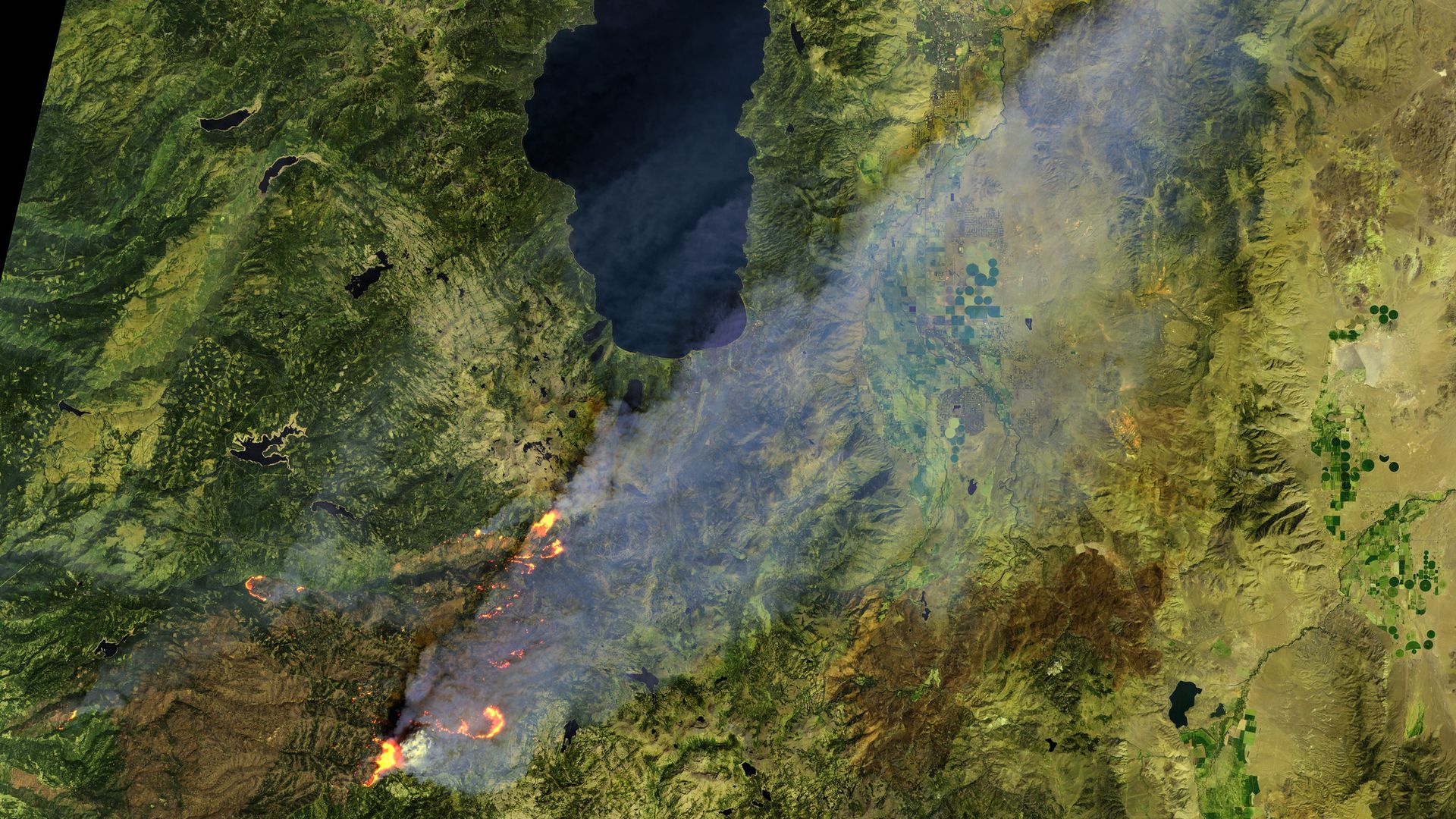 California's Caldor Fire seen from space in harrowing satellite images 