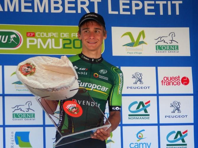 Bryan Coquard (Europcar) winner of the Paris-Camembert