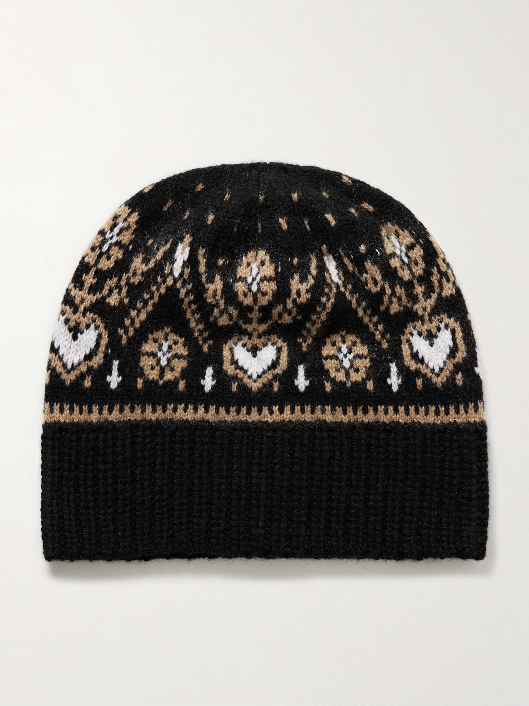 Avers Fair Isle Cashmere Beanie