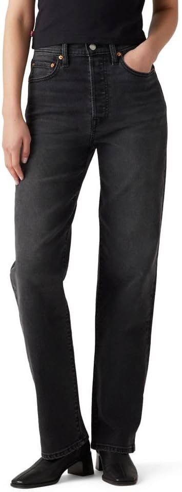 Levi's, Levi's Women's Ribcage Straight Full Length Jeans, (new) Say No Go, 28