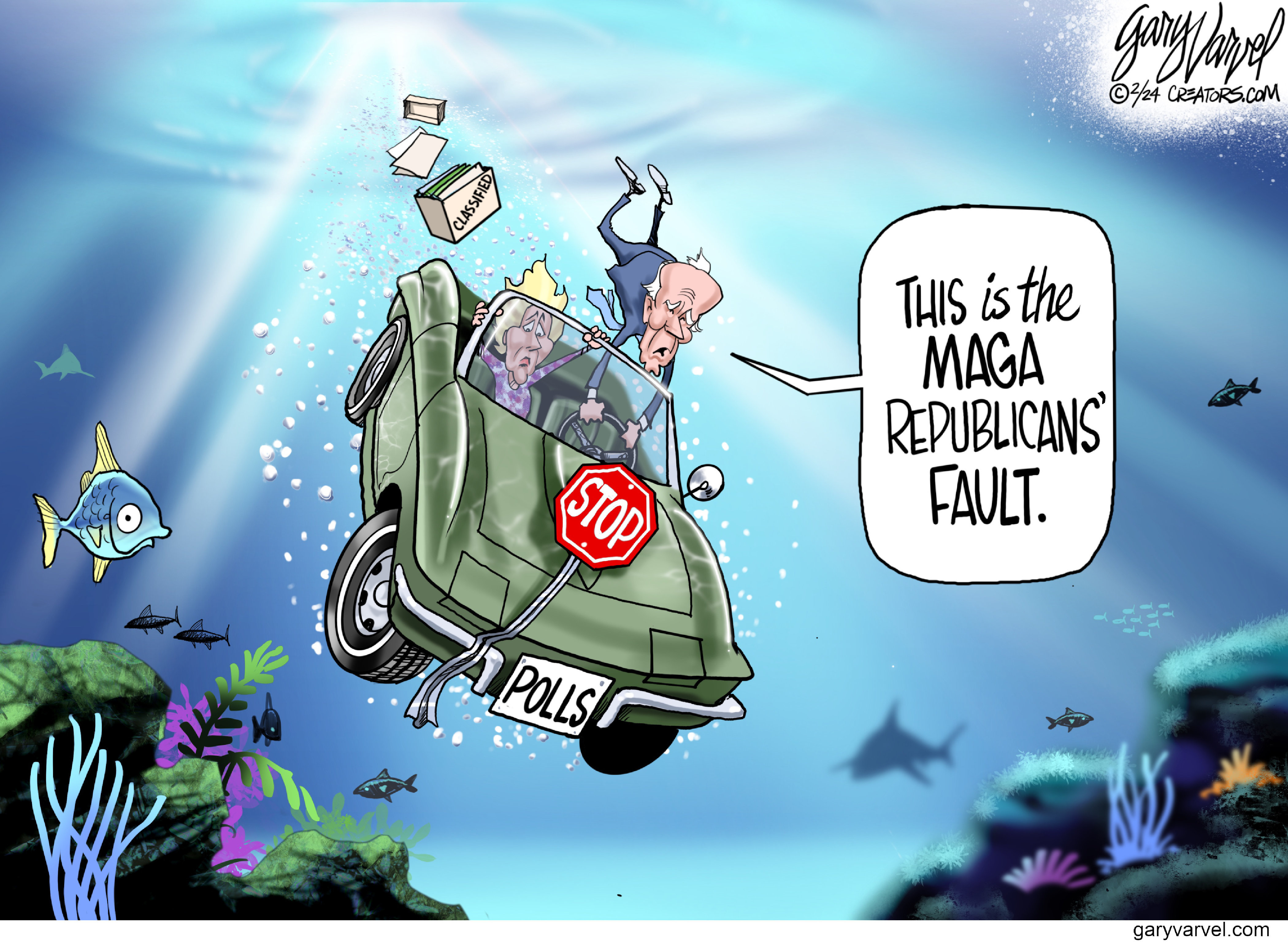 Political cartoon