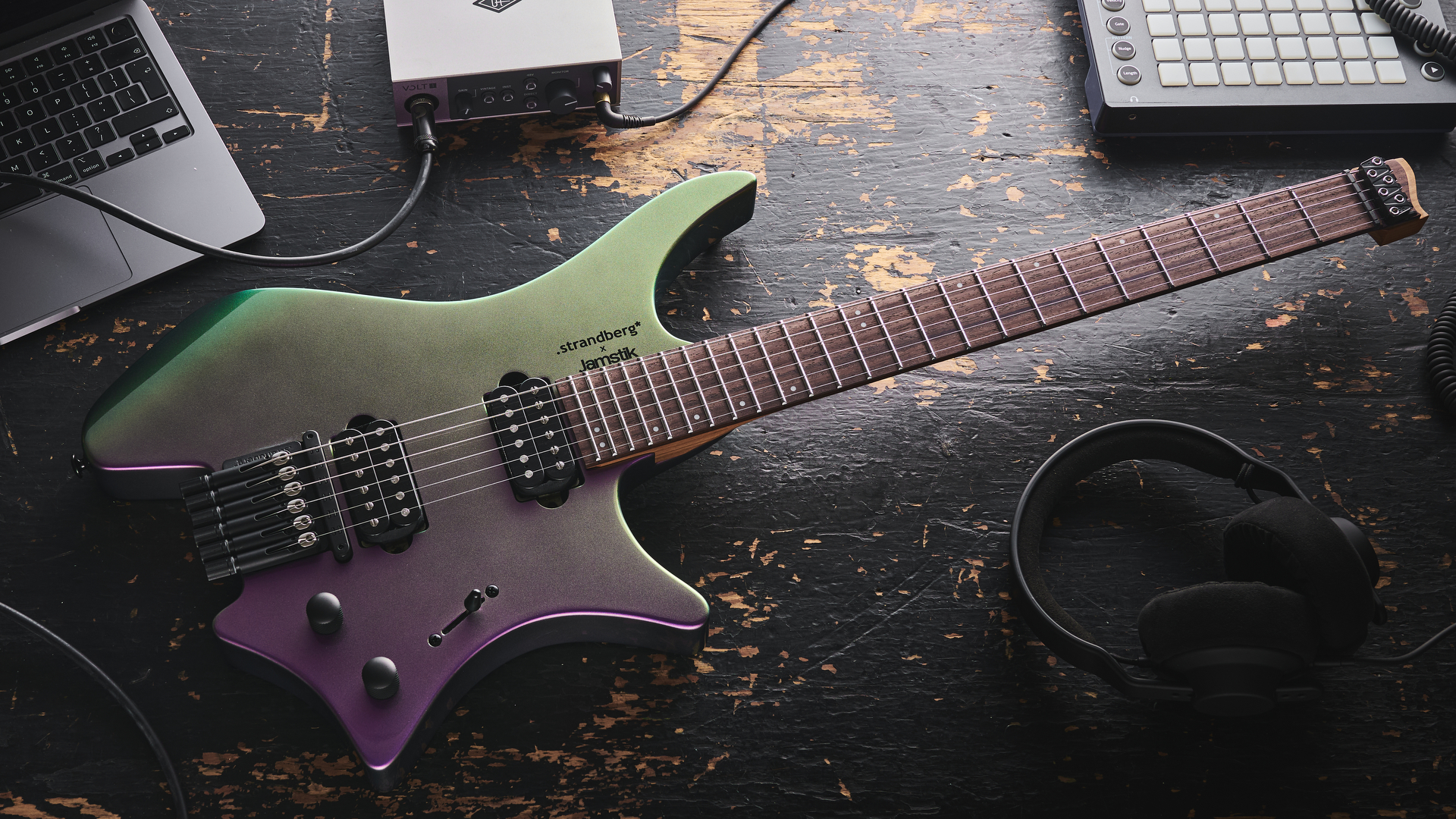 Strandberg x Jamstick Chameleon MIDI guitar