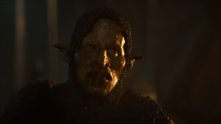 A shot of one of the many orcs seen in The Rings of Power season 2