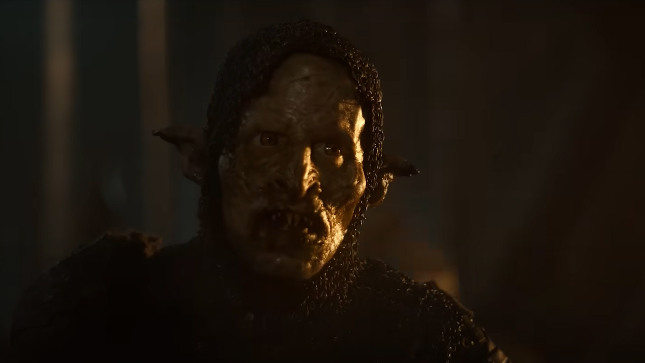 A shot of one of the many orcs seen in The Rings of Power season 2