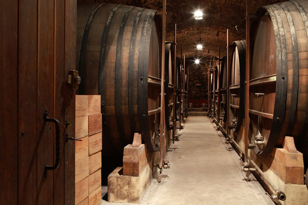 Chateau Vignelaure barrels