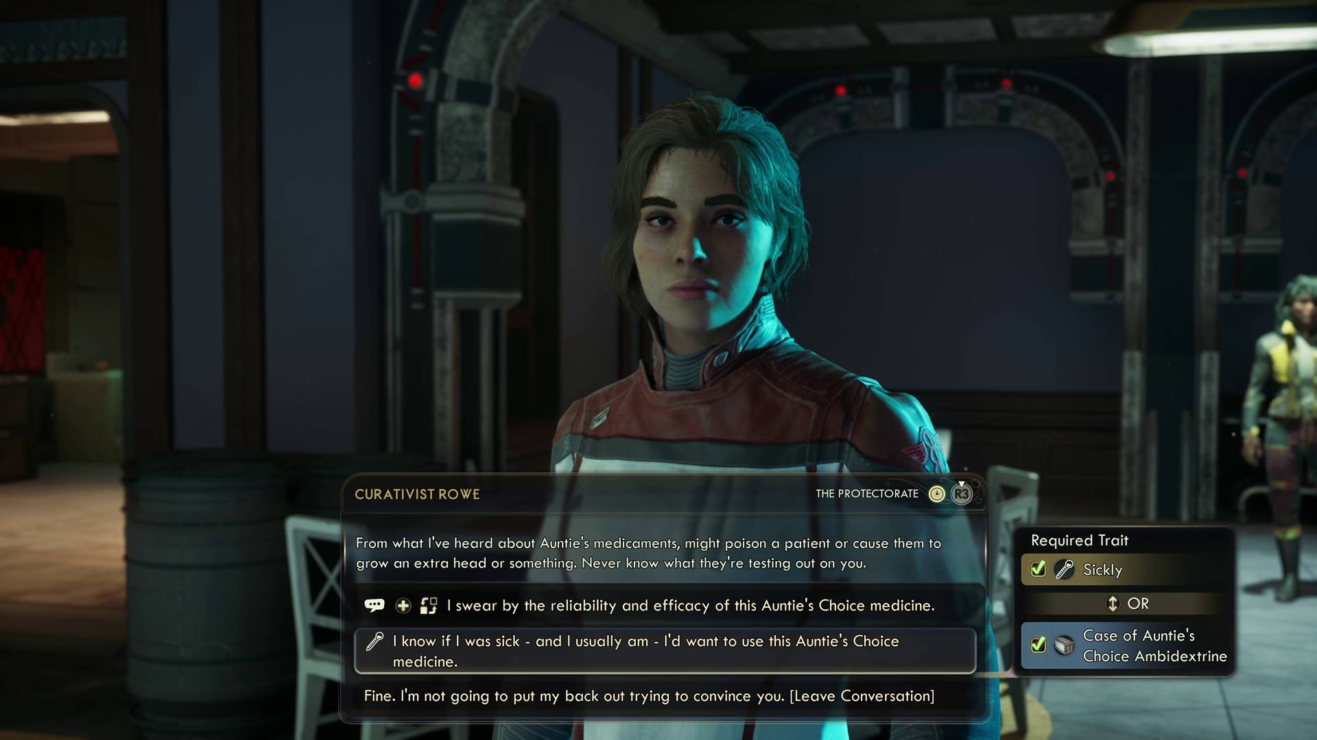 The Outer Worlds 2 Milverstreet or Kaur choice Milverstreet quest curativist rowe