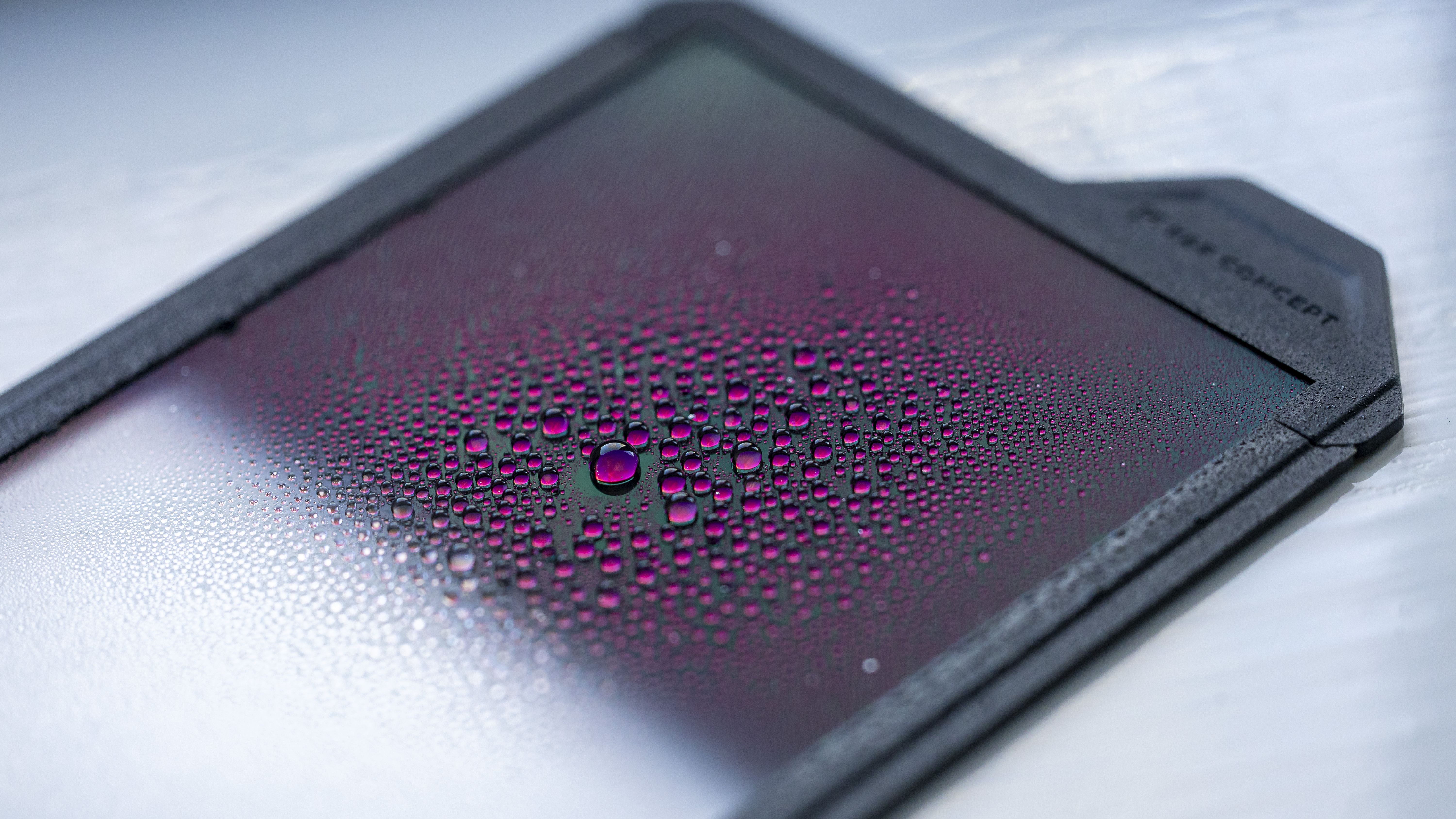 K&amp;amp;F Concept Graduated ND 100mm filter in use