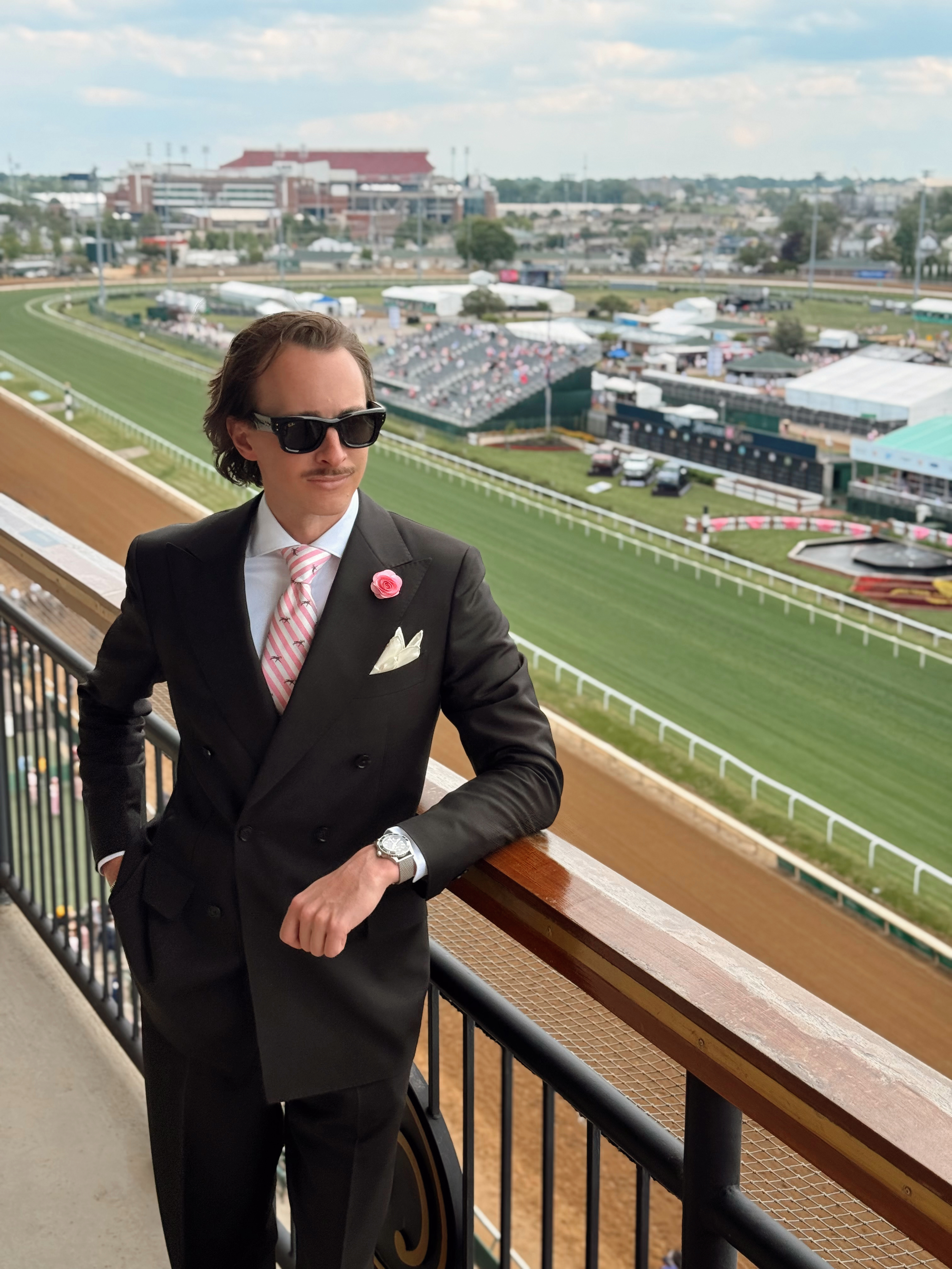 Chad Alexander at the Kentucky Derby with Longines