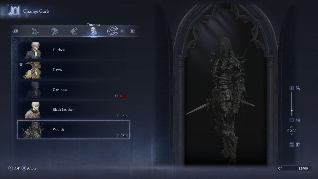 Elden Ring Nightreign Dark Souls outfits - Darkwraith