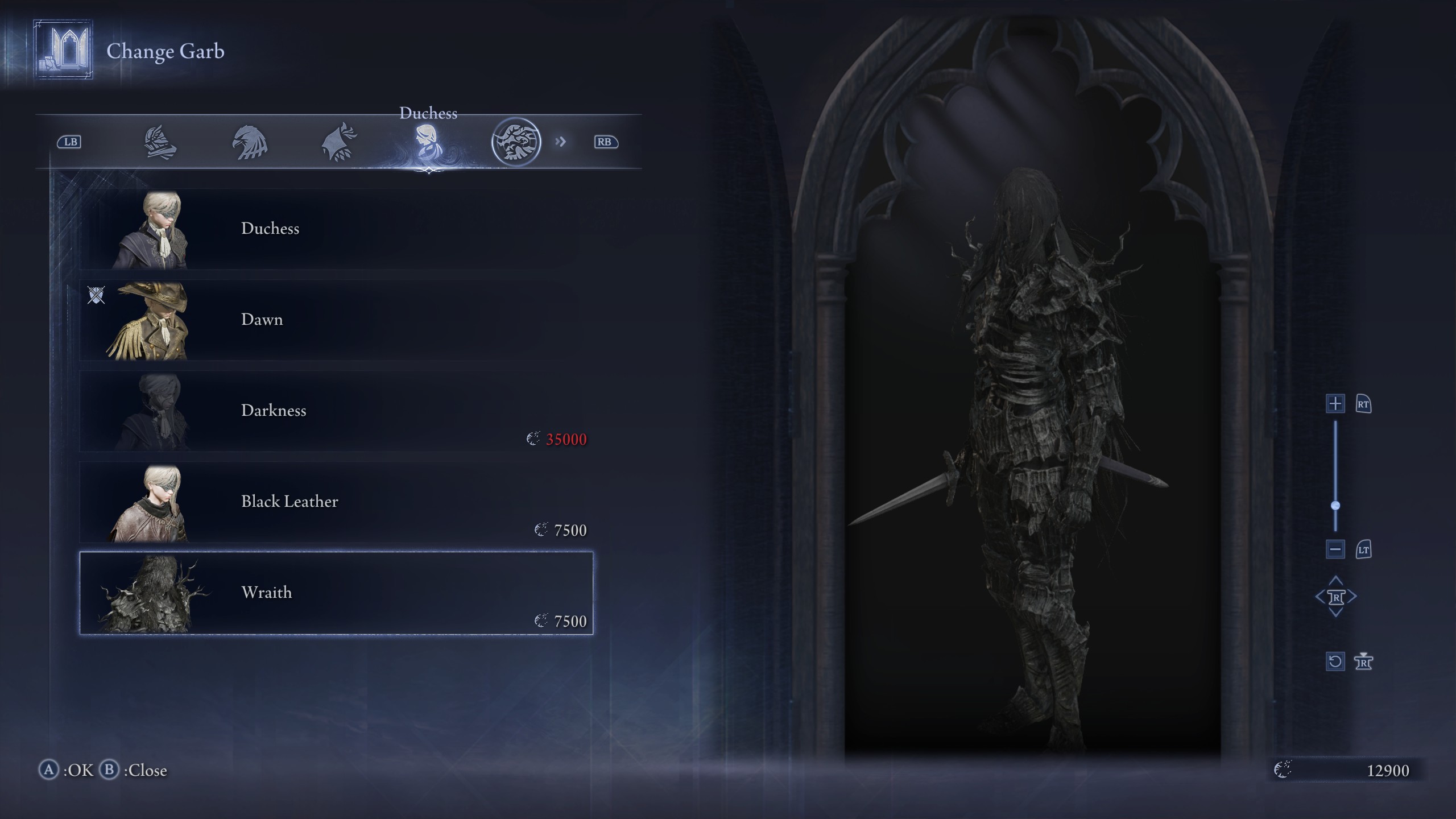 Elden Ring Nightreign Dark Souls outfits - Darkwraith