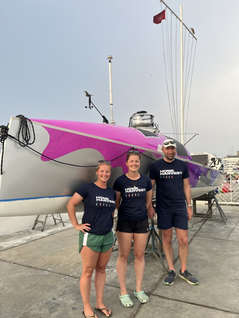 Jess Rowe Miriam Payne and Andrew Johnson