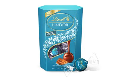 Salted caramal lindor truffles