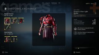 Completing Assassin's Creed Shadows Projects unlocks Keys to spend in the Exchange