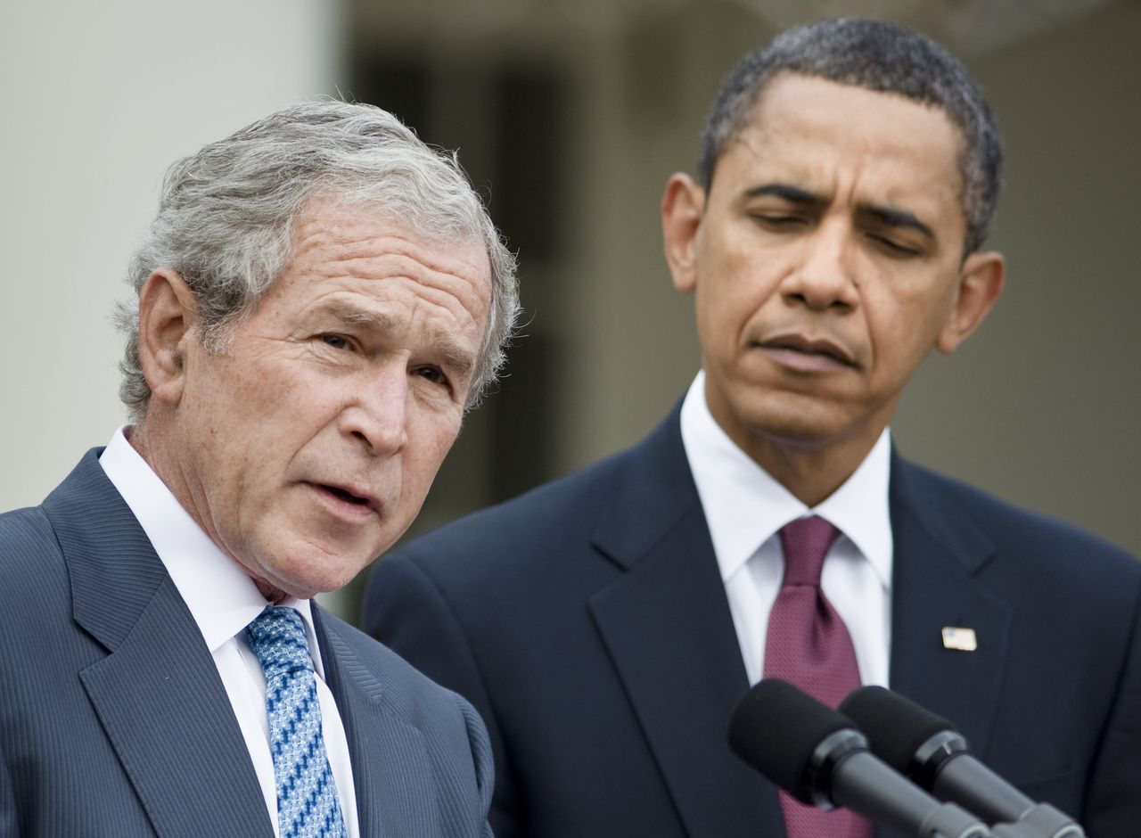 Obama&amp;#039;s budget deficit is almost back to Bush levels