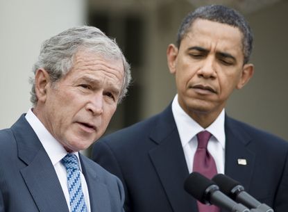 Obama's budget deficit is almost back to Bush levels