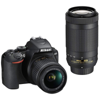 Nikon D3500 twin lens kit: $499.99