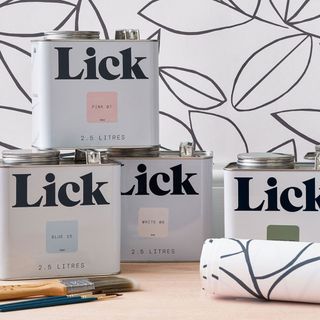 Lick paint and Calm wallpaper and paint collaboration