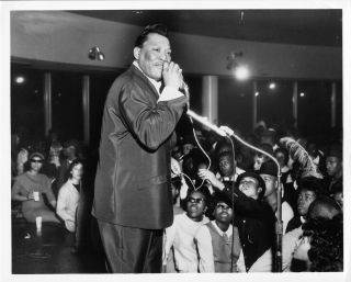 Bobby 'Blue' Bland onstage in Houston, Texas, 1964.