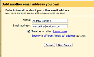 Email Address Entry