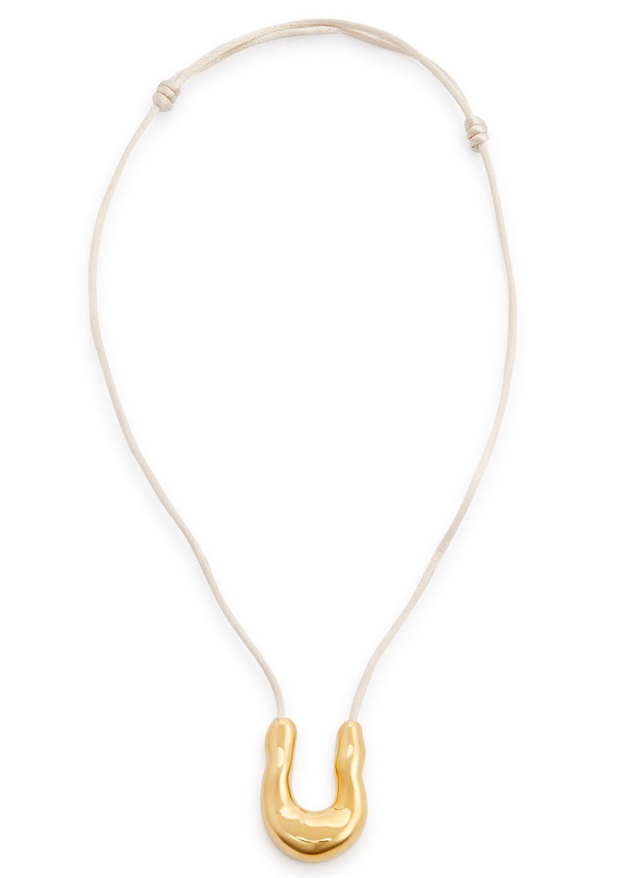 Wishbone Satin-Cord Necklace