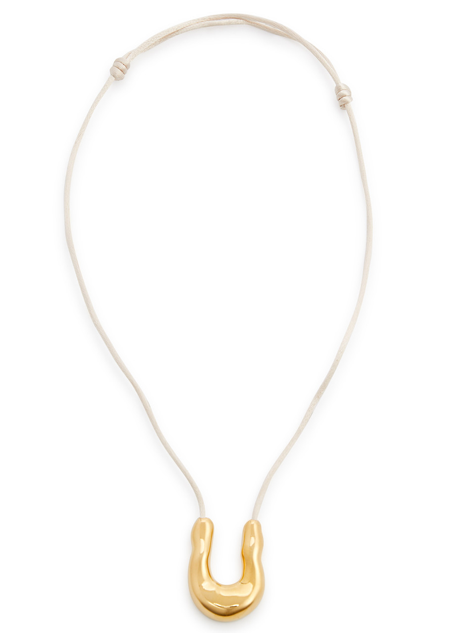 Wishbone Satin-Cord Necklace