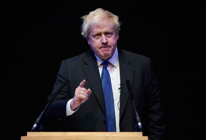 Boris Johnson in England