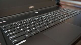 MSI 15.6 inch gaming laptop prototype