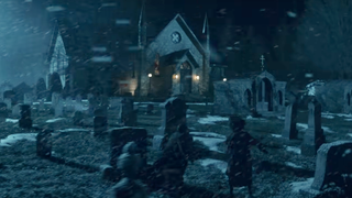 A graveyard featured in the first look for Cabinet of Curiosities.