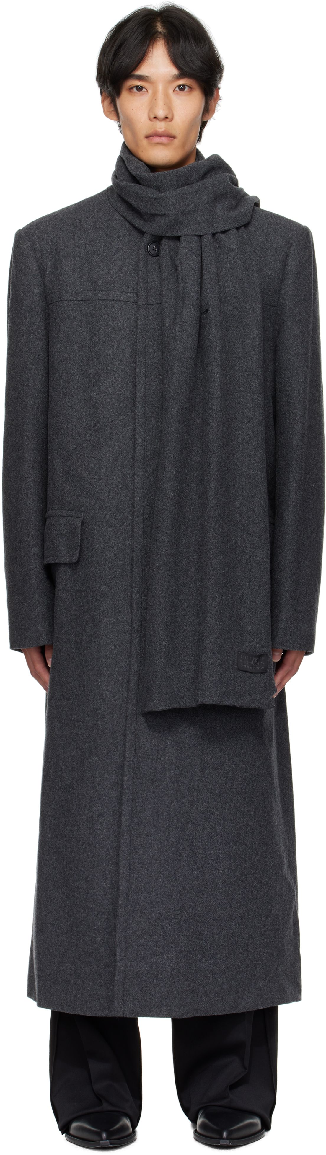 Gray Felted Coat