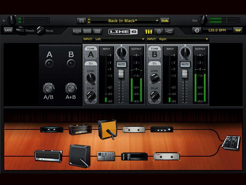 When one tone just isn't enough, reach for Pod Farm's Dual Tone button