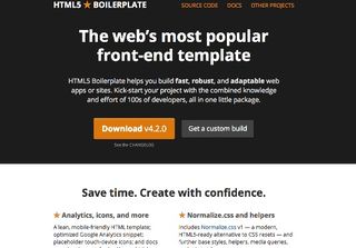 HTML5 Boilerplate puts everything into a single tidy package for you to begin your hacking