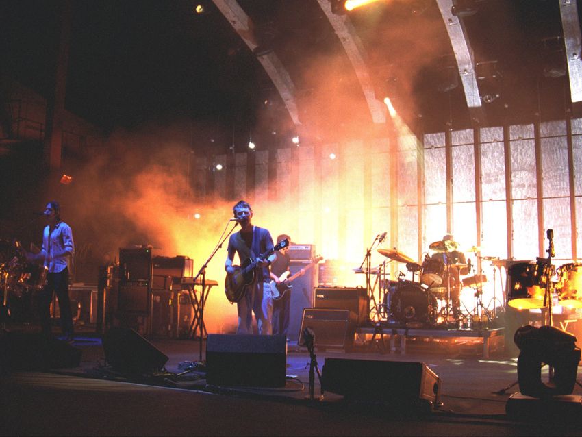 Phil with Radiohead in 2006