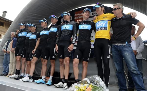 Team Sky was the best team in the Criterium du Dauphine