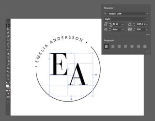 Vector art tutorials: monogram