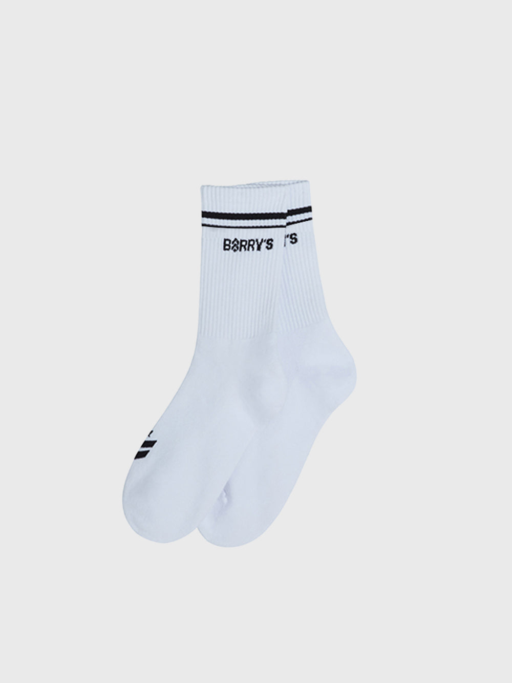 Barry's White/black Half Crew Core Sock - White/black / O/s