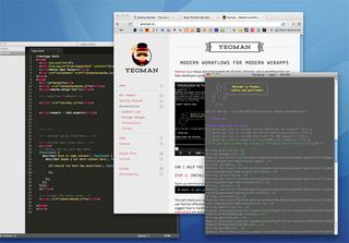 Yeoman provides a friendly interface to the most up to date development techniques