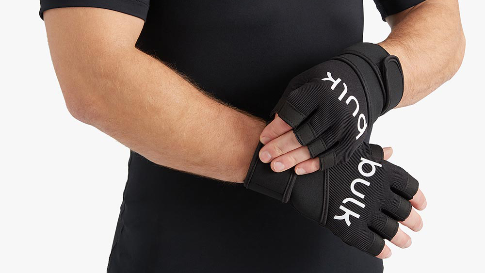 Premium Non-Slip Exercise Gloves for Men & Women Gym Gloves Fitness Gloves Workout Gloves for Weightlifting、Pull-up、Cross Training 1 Pair,Black L 