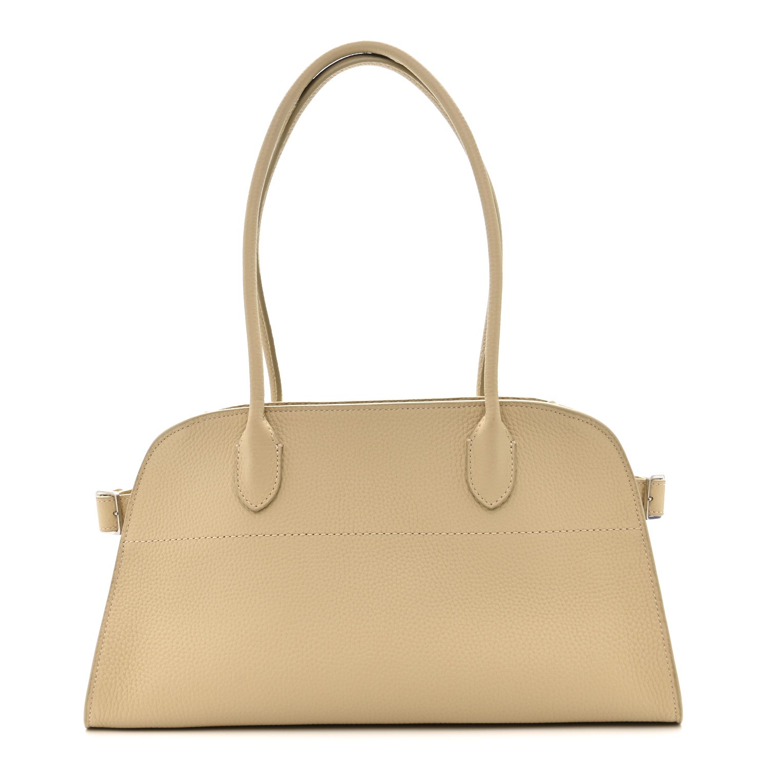 The Row Matte Grained Calfskin Margaux Shoulder 12 Boulder