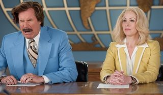 Will Ferrell and Christina Applegate in Anchorman: The Legend Of Ron Burgundy