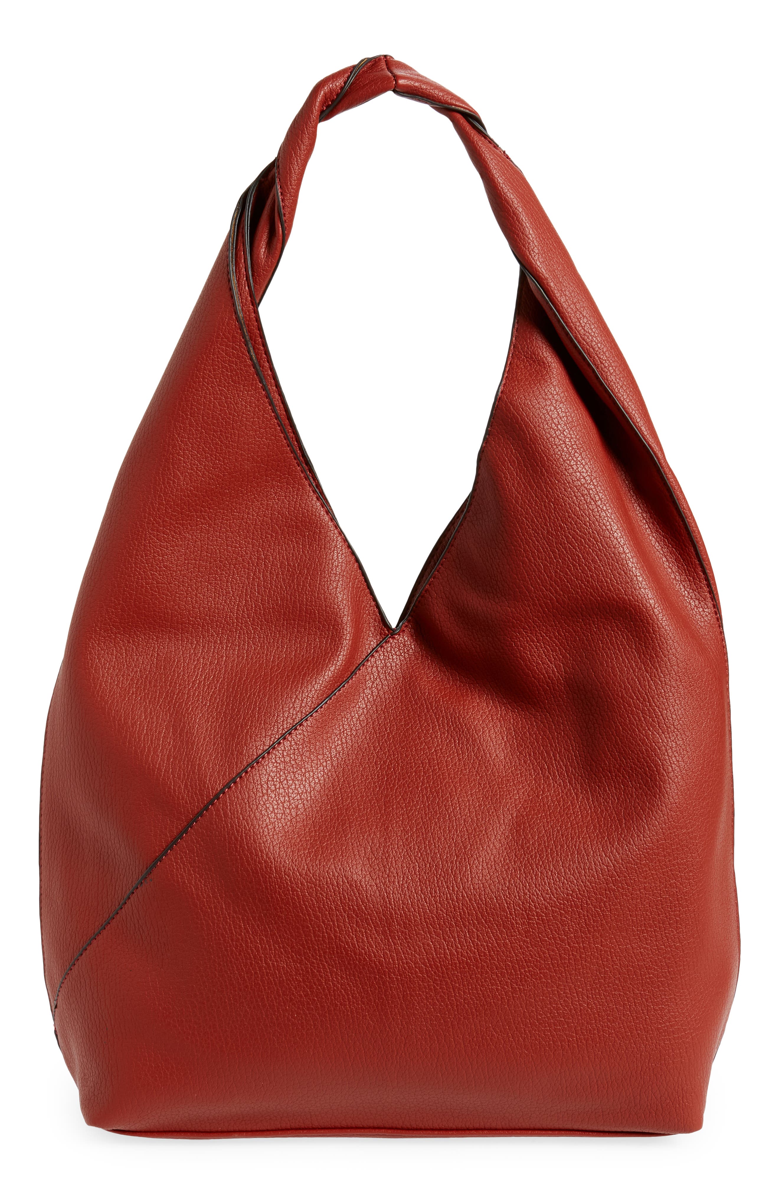 Katie Oversize Recycled Vegan Leather Hobo Bag