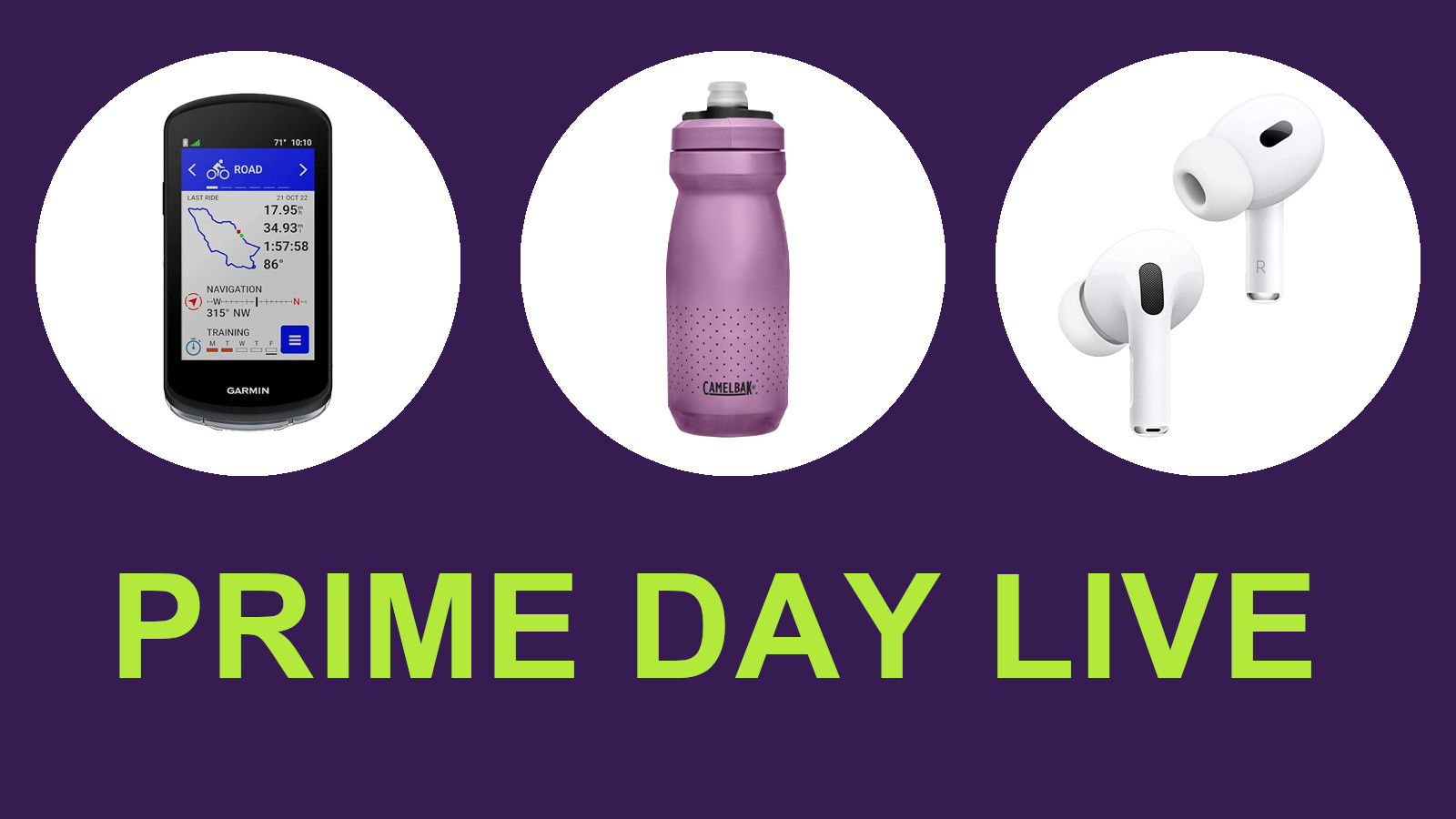 An Amazon Prime Day live banner 