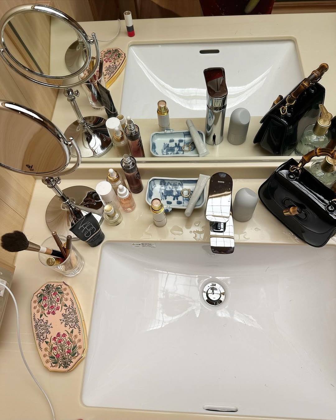 Camille Charriere Japanese skincare sink