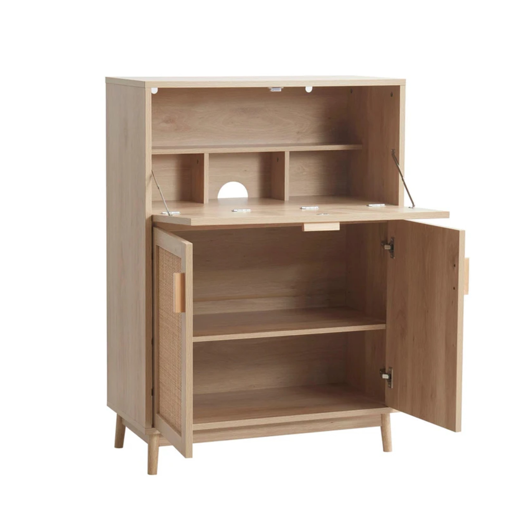 DUSK Isla Hideaway Desk - Natural
