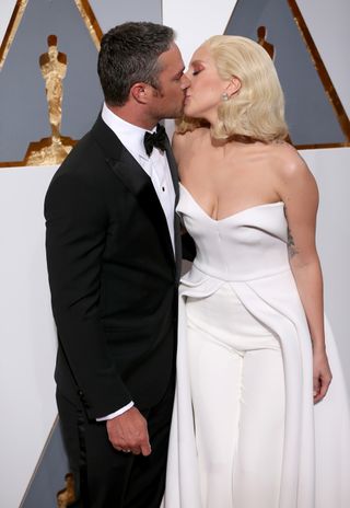 Lady Gaga & Taylor Kinney At The Oscars 2016