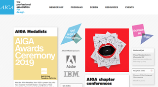 How to get a career in graphic design: AIGA homepage