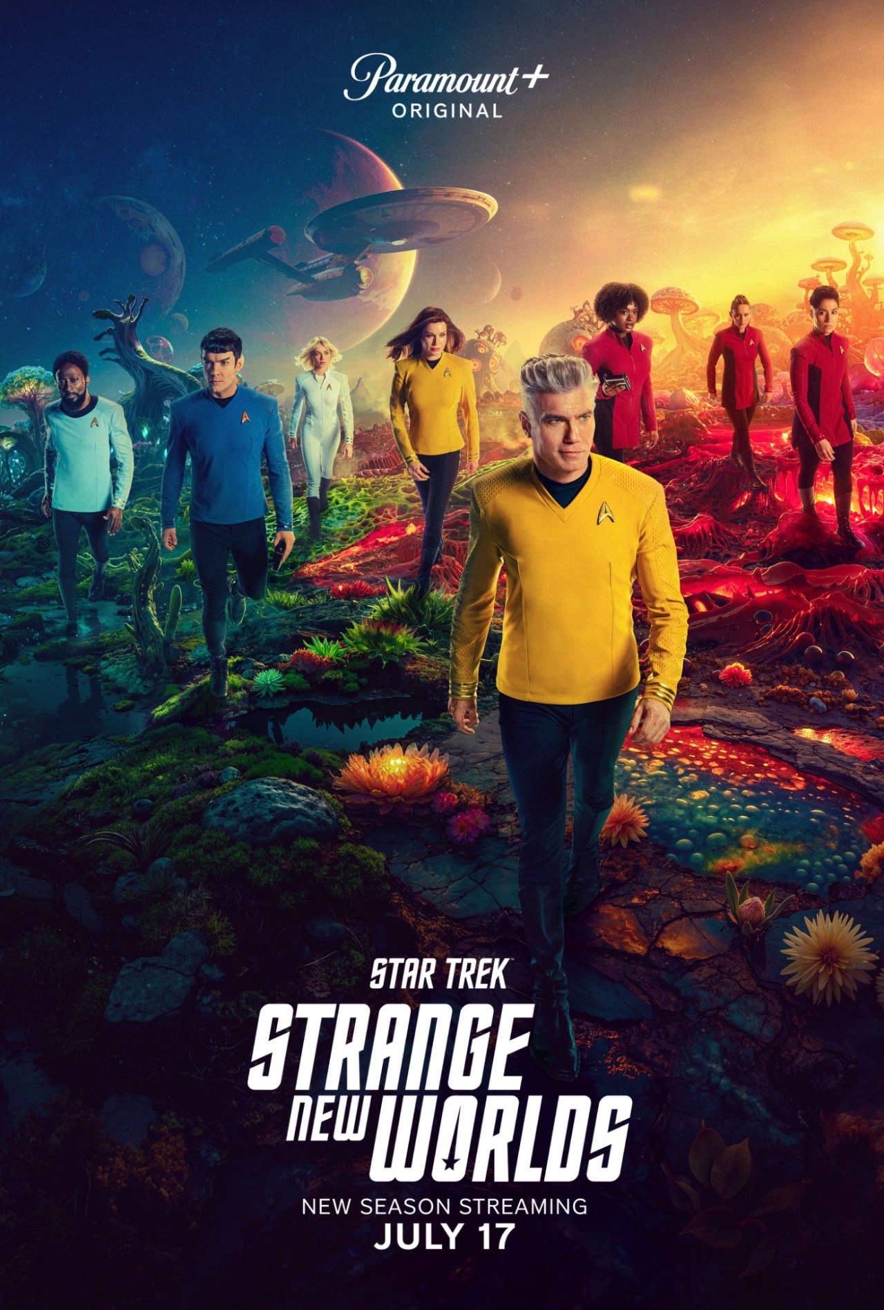 Star Trek: Strange New Worlds Season 3 release date poster