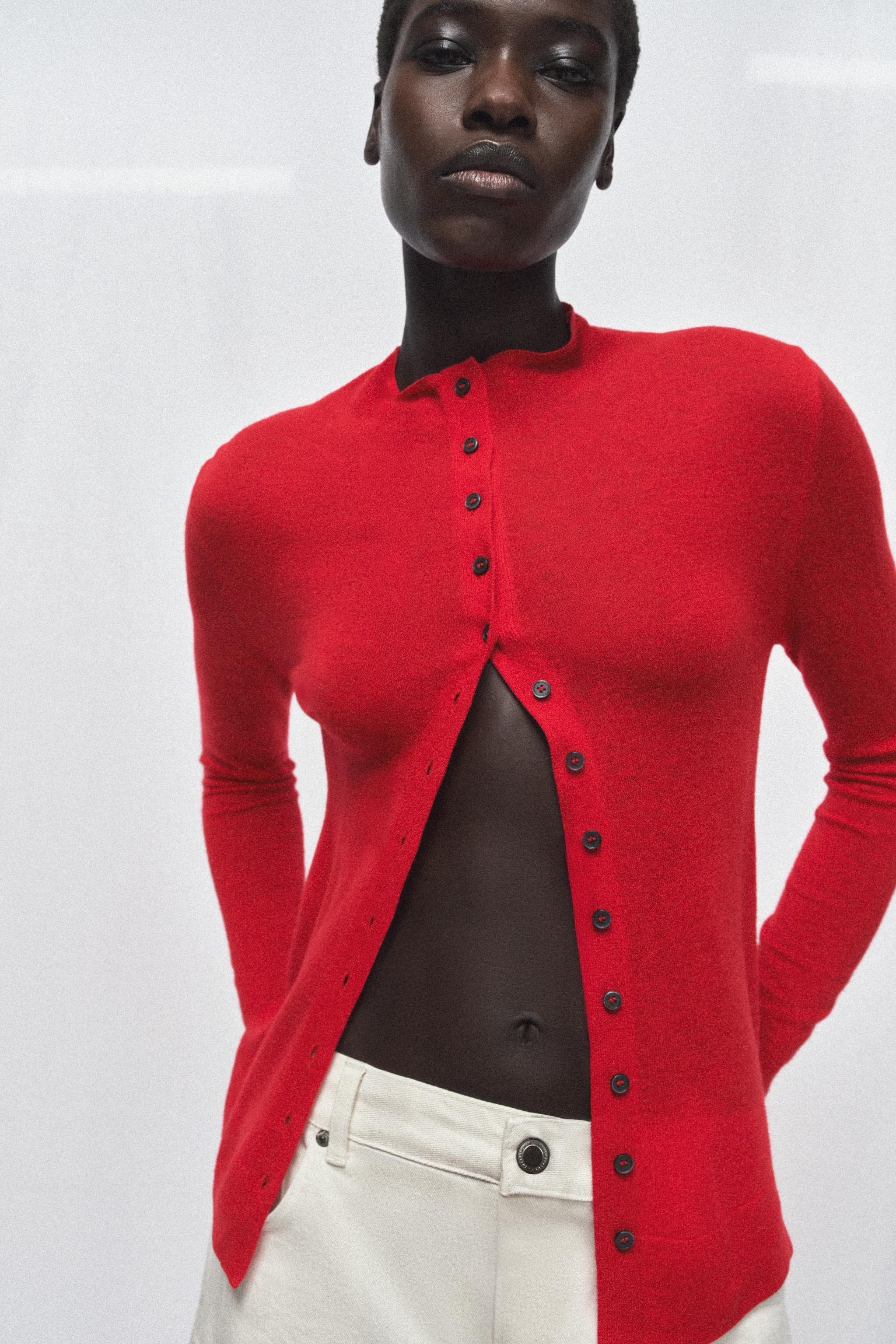 Extra-Fine Knit Cardigan