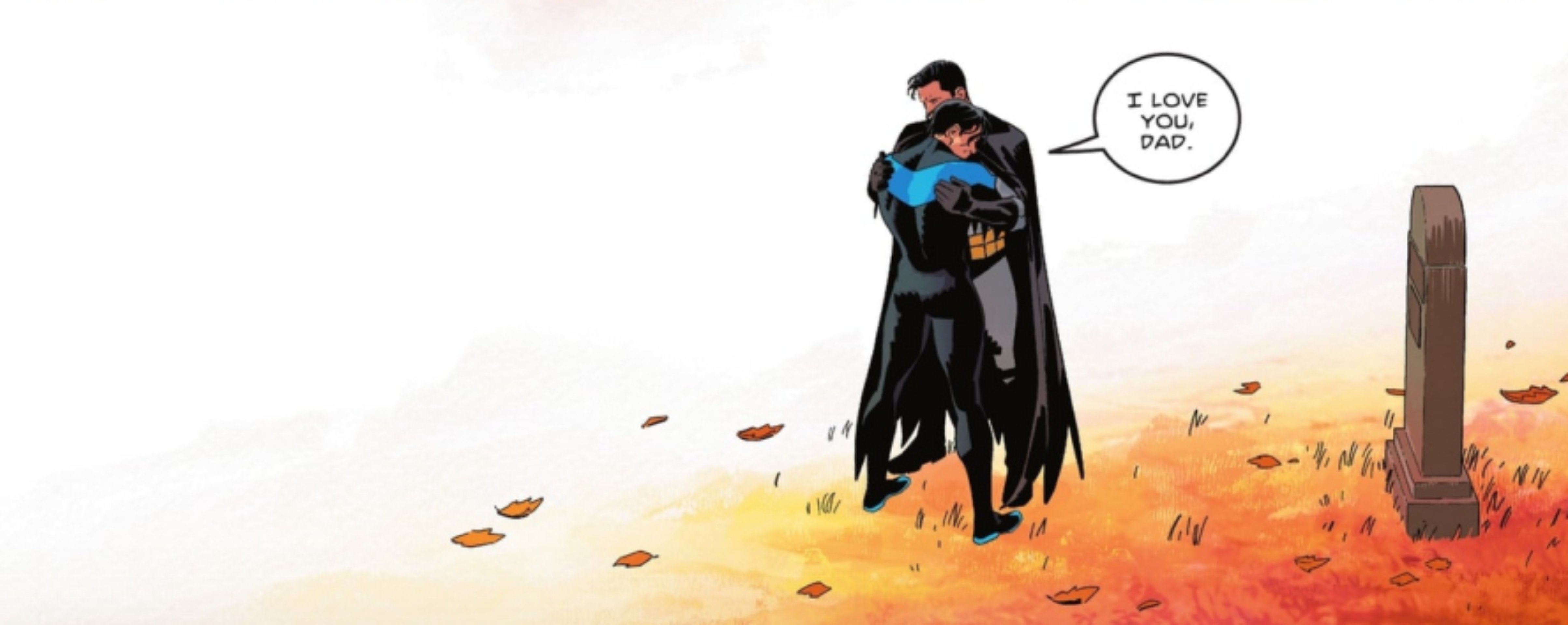 un panel de Nightwing #100