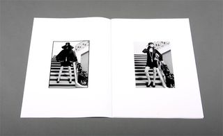 The Yves Saint Laurent manifesto showcases the collection against the backdrop of a parisian staircase...